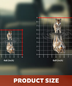 Wolf Car Decal - Wolf Stickers, Car Decals for Vehicles - Weatherproof Wild Animal Vinyl, Calcomanías para Auto, Truck, Window, Laptop