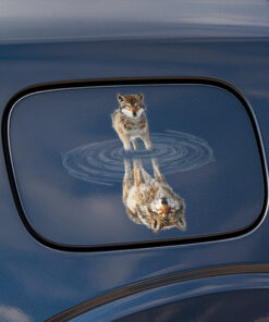 Wolf Car Decal - Wolf Stickers, Car Decals for Vehicles - Weatherproof Wild Animal Vinyl, Calcomanías para Auto, Truck, Window, Laptop