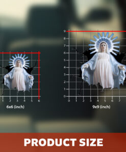 Maria Saint Mary Mother of Jesus Car Decal - Blessed Virgin Mary Christian Stickers, Jesus Stickers & Car Decals for Bumper or Window