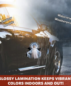 Maria Saint Mary Mother of Jesus Car Decal - Blessed Virgin Mary Christian Stickers, Jesus Stickers & Car Decals for Bumper or Window