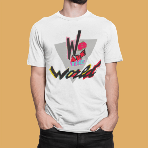 We Are The World T-Shirt, USA for Africa Shirt, 1985 Concert Tee, Vintage Music Shirt