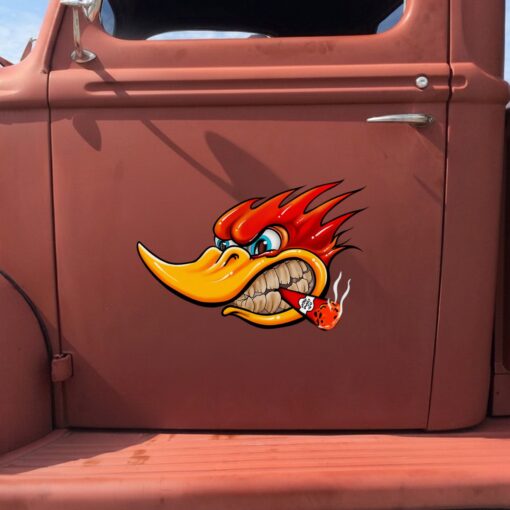 Vintage Kustom Kulture Mr Horsepower Vinyl Sticker, Classic Hot Rod Rat Rod Garage Decal (2pcs)
