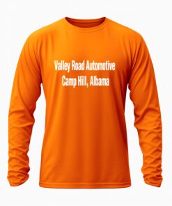 Valley Road Automotive Long Sleeve Shirt | Custom Workwear Tee from Camp Hill, Alabama