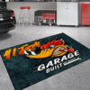 Kultrure Old School Hot Rod Mr. Horsepower Built Not Bought Garage Area Rug