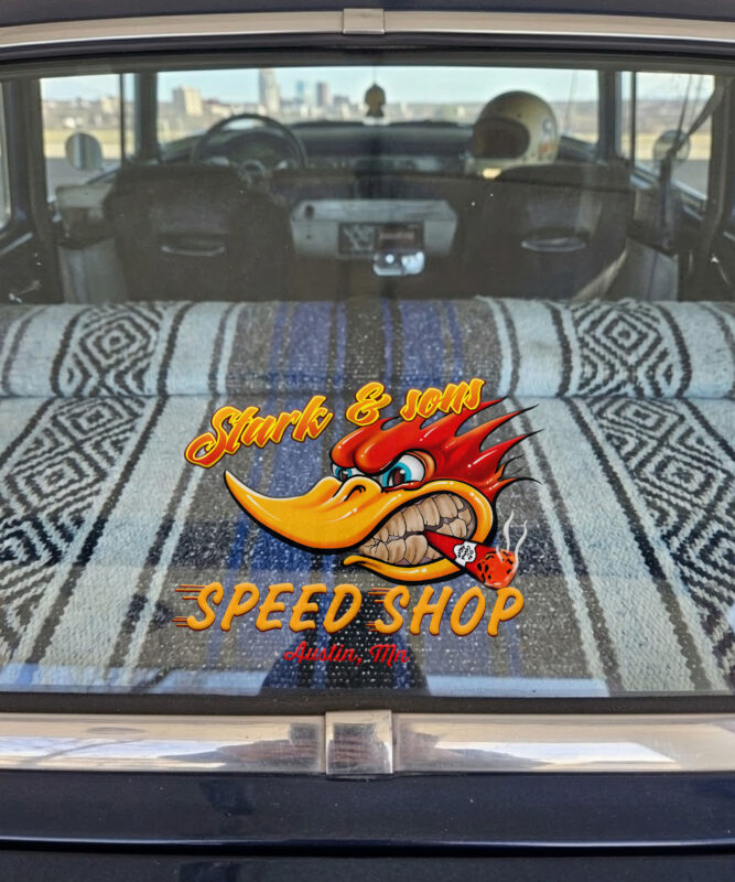 Kustom Kultrure Mr Horsepower Decal For Car Door 2PCS