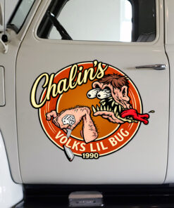 Funny Rat Fink Style Volkswagen Bug Sticker – Custom Hot Rod Decal for Truck, Car Window, VW Beetle Lovers